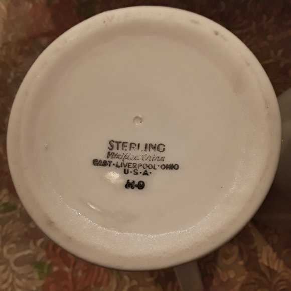 Vintage Sterling Vitrified China Irish Coffee Mugs - Picture 6 of 7